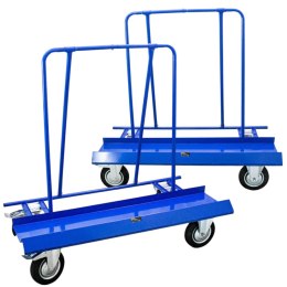 Wózek transportowy 500 kg do płyt budowlanych i drzwi z dużymi kołami