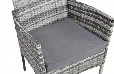 Zestaw Mebli Rattanowych 2 Fotele Stolik Sofa Technorattan Szary Bituxx Zestaw Mebli Rattanowych 2 Fotele Stolik Sofa Technorattan Szary Bituxx