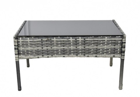 Zestaw Mebli Rattanowych 2 Fotele Stolik Sofa Technorattan Szary Bituxx Zestaw Mebli Rattanowych 2 Fotele Stolik Sofa Technorattan Szary Bituxx