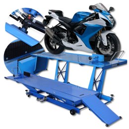 E-hurtownia Podnośnik motocyklowy hydrauliczny udźwig do 464kg Regulowany 18-78 cm