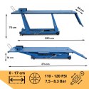 E-hurtownia Podnośnik motocyklowy hydrauliczny udźwig do 464kg Regulowany 18-78 cm