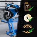 E-hurtownia Podnośnik motocyklowy hydrauliczny udźwig do 464kg Regulowany 18-78 cm