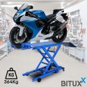 E-hurtownia Podnosnik motocyklowy platformowy platforma 364 kg rampa serwisowa 21-78 cm