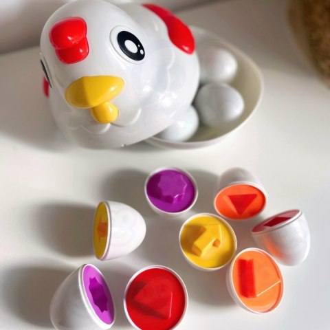 WOOPIE Edukacyjna Kurka Montessori Sorter Nauka Kształtów WOOPIE Edukacyjna Kurka Montessori Sorter Nauka Kształtów