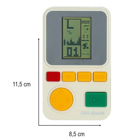 Gra elektroniczna zręcznościowa konsola przenośna biała Kik Sp. z o. o. Sp. k. Gra elektroniczna zręcznościowa konsola przenośna biała Kik Sp. z o. o. Sp. k.