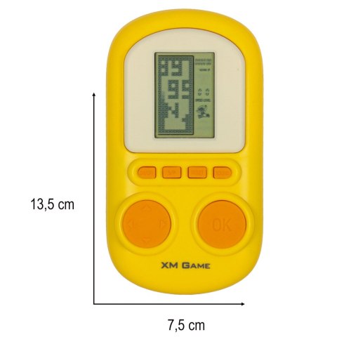 Gra elektroniczna zręcznościowa konsola przenośna żółta Kik Sp. z o. o. Sp. k. Gra elektroniczna zręcznościowa konsola przenośna żółta Kik Sp. z o. o. Sp. k.