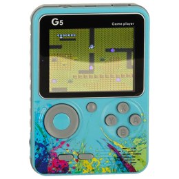 Konsola przenośna do gier mini retro niebieska Kik Sp. z o. o. Sp. k.
