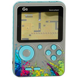 Konsola przenośna do gier mini retro szara Kik Sp. z o. o. Sp. k.