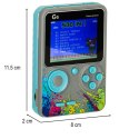 Konsola przenośna do gier mini retro szara Kik Sp. z o. o. Sp. k.