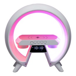 Lampka LED Gamingowa RGB głośnik ładowarka indukcyjna radio budzik zegar Kik Sp. z o. o. Sp. k.