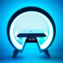Lampka LED Gamingowa RGB głośnik ładowarka indukcyjna radio budzik zegar Kik Sp. z o. o. Sp. k.