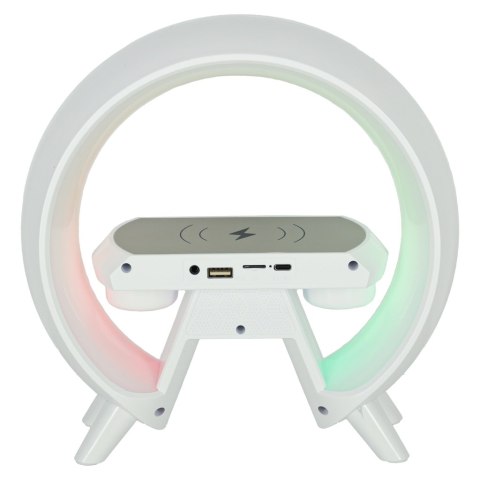 Lampka LED Gamingowa RGB głośnik ładowarka indukcyjna radio budzik zegar Kik Sp. z o. o. Sp. k.