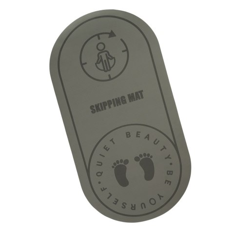 Mata fitness do ćwiczeń jogi skakania na skakance wygłuszająca antypoślizgowa 125x61,5x0,6 cm szara Kik Sp. z o. o. Sp. k. Mata fitness do ćwiczeń jogi skakania na skakance wygłuszająca antypoślizgowa 125x61,5x0,6 cm szara Kik Sp. z o. o. Sp. k.
