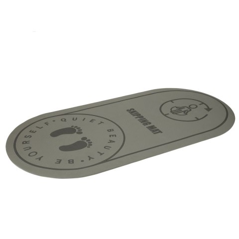 Mata fitness do ćwiczeń jogi skakania na skakance wygłuszająca antypoślizgowa 125x61,5x0,6 cm szara Kik Sp. z o. o. Sp. k. Mata fitness do ćwiczeń jogi skakania na skakance wygłuszająca antypoślizgowa 125x61,5x0,6 cm szara Kik Sp. z o. o. Sp. k.