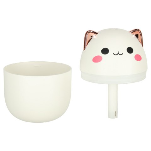 Nawilżacz powietrza dyfuzor do olejków kotek biały RGB Kik Sp. z o. o. Sp. k.