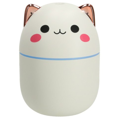 Nawilżacz powietrza dyfuzor do olejków kotek biały RGB Kik Sp. z o. o. Sp. k.