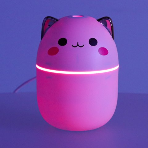 Nawilżacz powietrza dyfuzor do olejków kotek biały RGB Kik Sp. z o. o. Sp. k.