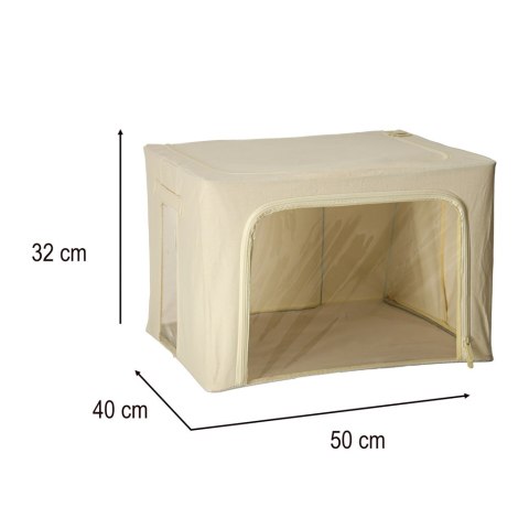 Organizer na pościel do szafy torba ze stelażem do przechowywania 66L Kik Sp. z o. o. Sp. k.