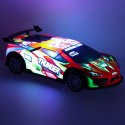 Samochód RC sportowy zdalnie sterowany na pilot auto wyścigowe drift z LED światłami czerwony Kik Sp. z o. o. Sp. k.