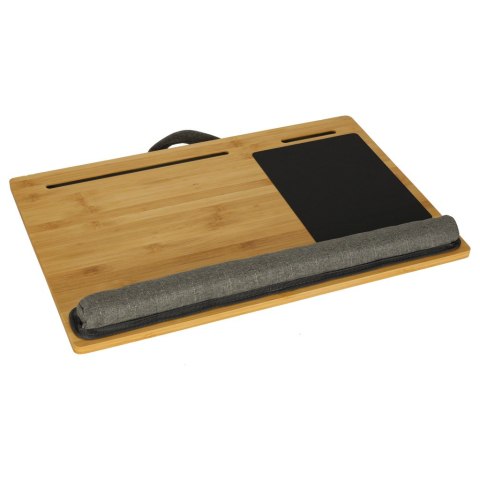 Stolik pod laptopa przenośny taca do łóżka na kolana podstawka drewniany z poduszką Kik Sp. z o. o. Sp. k. Stolik pod laptopa przenośny taca do łóżka na kolana podstawka drewniany z poduszką Kik Sp. z o. o. Sp. k.
