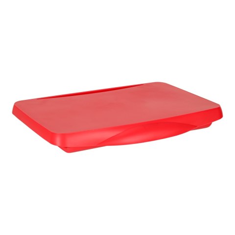 Stolik samochodowy do auta podróżny przenośny składany dla dzieci ze schowkiem czerwony Kik Sp. z o. o. Sp. k.