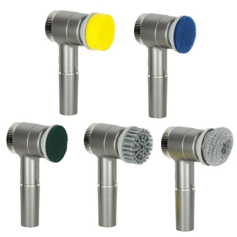 Szczotka myjka elektryczna do czyszczenia 5w1 do łazienki podłogi fug basenu LED Kik Sp. z o. o. Sp. k.