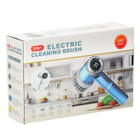 Szczotka myjka elektryczna do czyszczenia 5w1 do łazienki podłogi fug basenu LED Kik Sp. z o. o. Sp. k.