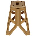 Taboret składany krzesełko turystyczne kempingowe przenośne 40 cm beżowy Kik Sp. z o. o. Sp. k.