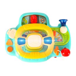 Zabawka interaktywna kierownica dla dzieci symulator muzyka dźwięki niebieska Kik Sp. z o. o. Sp. k.