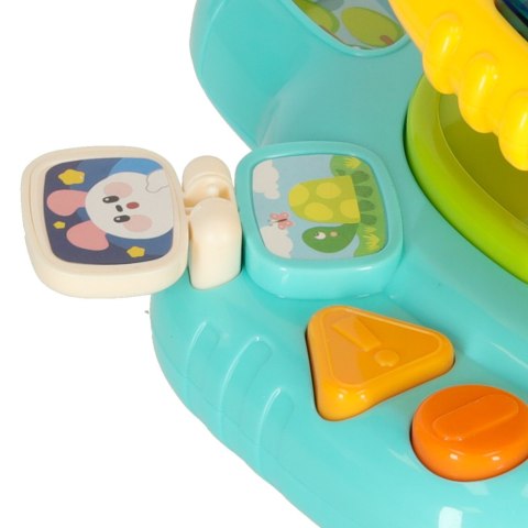 Zabawka interaktywna kierownica dla dzieci symulator muzyka dźwięki niebieska Kik Sp. z o. o. Sp. k.