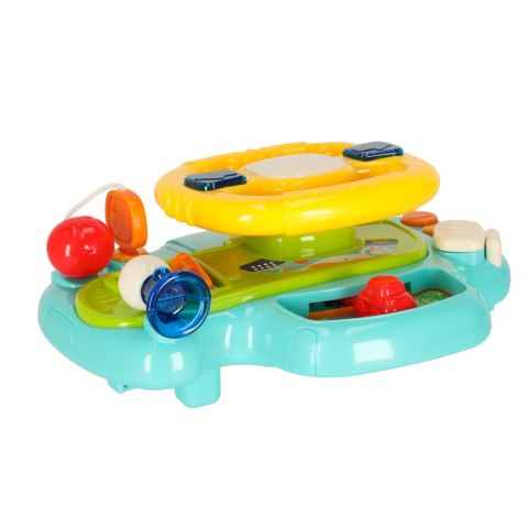 Zabawka interaktywna kierownica dla dzieci symulator muzyka dźwięki niebieska Kik Sp. z o. o. Sp. k.