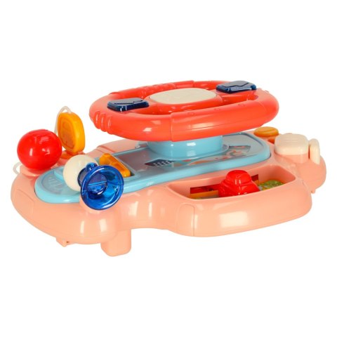 Zabawka interaktywna kierownica dla dzieci symulator muzyka dźwięki różowa Kik Sp. z o. o. Sp. k.