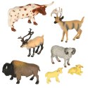 Figurki zwierząt zwierzęta zoo safari farma akcesoria skrzynka 28el. Kik Sp. z o. o. Sp. k.