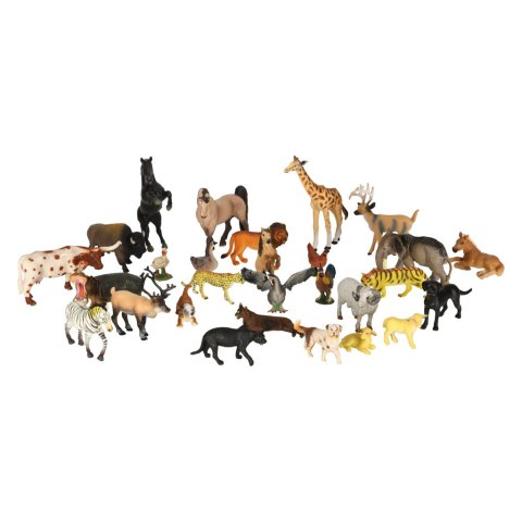 Figurki zwierząt zwierzęta zoo safari farma akcesoria skrzynka 28el. Kik Sp. z o. o. Sp. k. Figurki zwierząt zwierzęta zoo safari farma akcesoria skrzynka 28el. Kik Sp. z o. o. Sp. k.