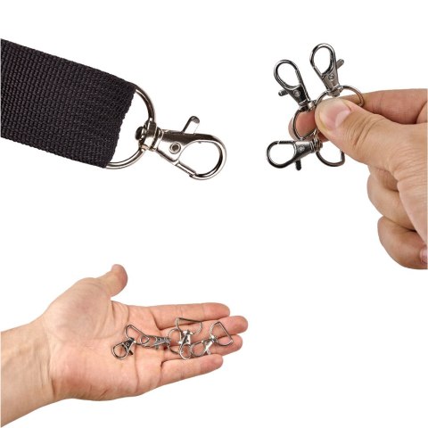 Karabińczyk metalowy rybka 2 mm 500 szt. Kik Sp. z o. o. Sp. k. Karabińczyk metalowy rybka 2 mm 500 szt. Kik Sp. z o. o. Sp. k.