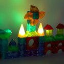 Klocki magnetyczne świecące 134 el. Kik Sp. z o. o. Sp. k.