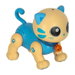Kot kotek interaktywny zdalnie sterowany na pilota RC robot skacze niebieski Kik Sp. z o. o. Sp. k.