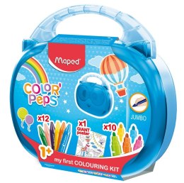 Kredki mazaki kolorowanka zestaw plastyczny w walizce Maped 23el. CX Sp. z o. o.