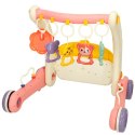 Mata edukacyjna chodzik pchacz z pianinkiem 2w1 Bibi-inn różowa Kik Sp. z o. o. Sp. k.