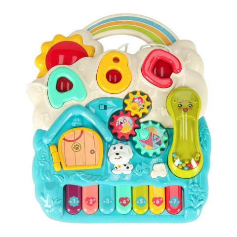 Pchacz chodzik interaktywny stolik edukacyjny 4w1 niebieski Bibi-inn Kik Sp. z o. o. Sp. k.