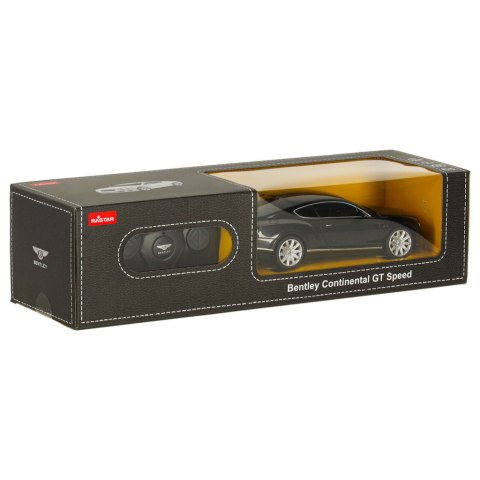 Samochód zdalnie sterowany Rastar 48600 Bentley Continental GT 1:24 czarny Kik Sp. z o. o. Sp. k.