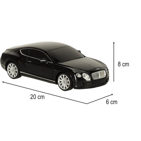 Samochód zdalnie sterowany Rastar 48600 Bentley Continental GT 1:24 czarny Kik Sp. z o. o. Sp. k.