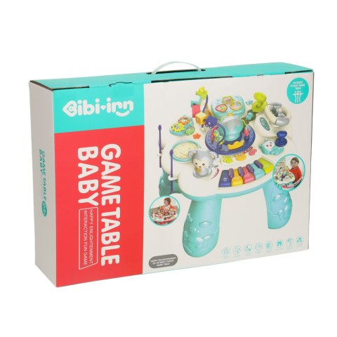 Stolik edukacyjny pianinko niebieski Bibi-inn Kik Sp. z o. o. Sp. k.