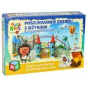 Gra planszowa Poszukiwanie skarbu z Jeżykiem Sprężyny i Drabiny 5+ MULTIGRA Alexander