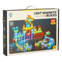 Klocki magnetyczne świecące 134 el. Kik Sp. z o. o. Sp. k.