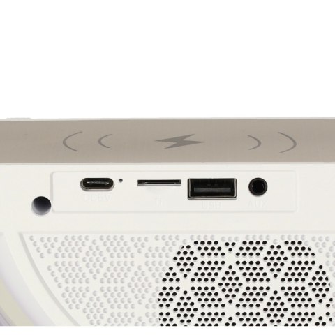 Lampka LED Gamingowa RGB głośnik ładowarka indukcyjna radio budzik zegar Kik Sp. z o. o. Sp. k. Lampka LED Gamingowa RGB głośnik ładowarka indukcyjna radio budzik zegar Kik Sp. z o. o. Sp. k.