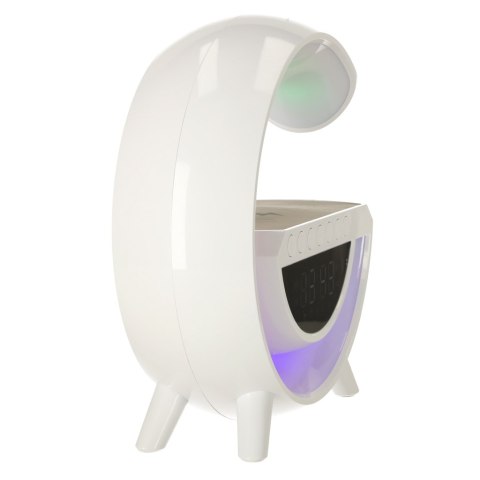 Lampka LED Gamingowa RGB głośnik ładowarka indukcyjna radio budzik zegar Kik Sp. z o. o. Sp. k. Lampka LED Gamingowa RGB głośnik ładowarka indukcyjna radio budzik zegar Kik Sp. z o. o. Sp. k.