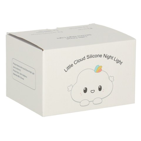 Lampka nocna dla dzieci silikonowa dotykowa miękka LED biała RGB chmurka Kik Sp. z o. o. Sp. k.