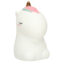 Lampka nocna dla dzieci silikonowa dotykowa miękka LED biała RGB jednorożec Kik Sp. z o. o. Sp. k.