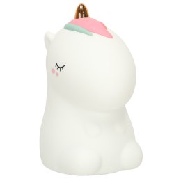 Lampka nocna dla dzieci silikonowa dotykowa miękka LED biała RGB jednorożec Kik Sp. z o. o. Sp. k.